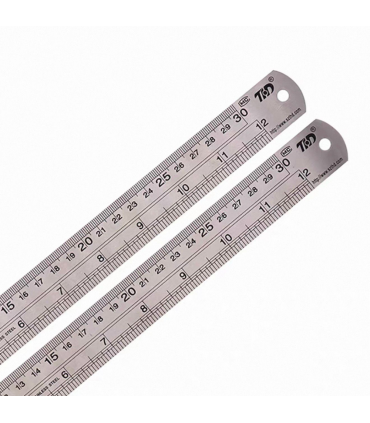 Stainless Steel Measuring Ruler – 30cm / 100cm Precision Scale