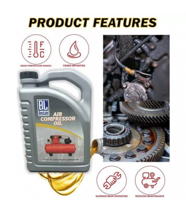 Air Compressor Oil Lubricant For Oil Lubricated Compressors - 1 Litre