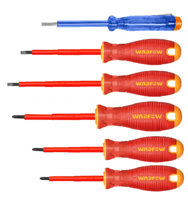 Wadfow WSS7406 VDE Insulated Screwdriver Set - 6 Pieces