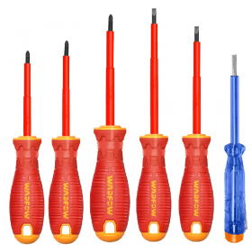 Wadfow WSS7406 VDE Insulated Screwdriver Set - 6 Pieces