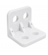 Hardware Specialist PVC L-Bracket 27mm x 21mm Mounting Corner Bracket - White
