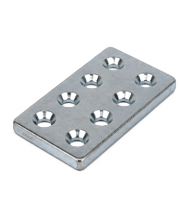 Hardware Specialist Metal 30mm x 60mm Flat Joint Bracket