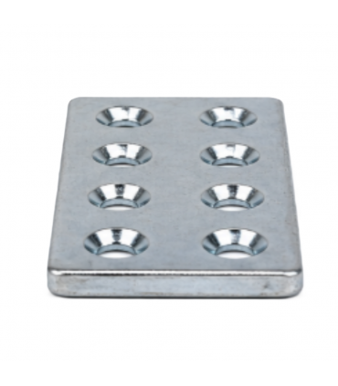 Hardware Specialist Metal 30mm x 60mm Flat Joint Bracket