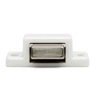 ecoWare ML004 Single Magnetic Spring Catch - White