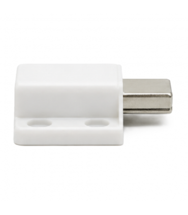 ecoWare ML004 Single Magnetic Spring Catch - White