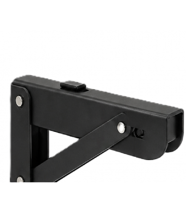 ecoWare Heavy Duty Steel Folding Bracket Soft Close - Black