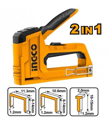 Ingco HSG1406 Heavy Duty 2 in 1 Staple Gun
