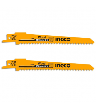 Ingco SSB644D 6TPI 150mm Reciprocating Saw Blade - 2 Pieces