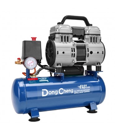 Dong Cheng DQE1200/10L 1200W Motor Oil-Free 1.5 HP Air Compressor