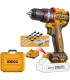 Ingco CIDLI20558 2x20V Lithium-Ion 2.0 Ah 55Nm Brushless Impact Drill Set