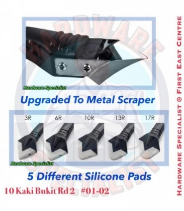 5 in 1 Silicone Trowel & Scraper (Caulking Tool)