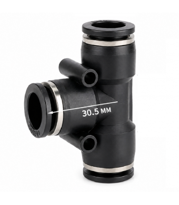 Hardware Specialist Pneumatic PU Hose Quick Click T-Connector