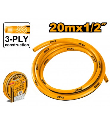 Ingco HPH2001 1/2 inch Light Duty PVC Garden Hose - 20m