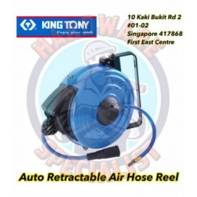 King Tony 10m Auto Retractable Air Hose Reel 79910-10