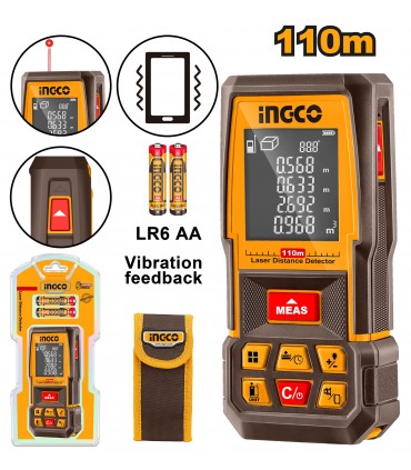 Ingco HLDD10089 110m Laser Distance Detector