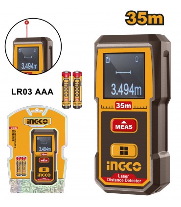 Ingco HLDD0355 35M Range Laser Distance Detector