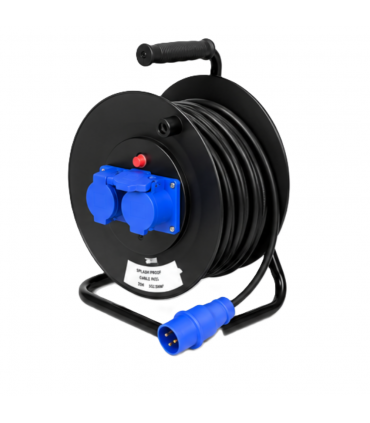 Britz 2X16A 25M Socket Outlet Cable with Thermal Cut-off Protection