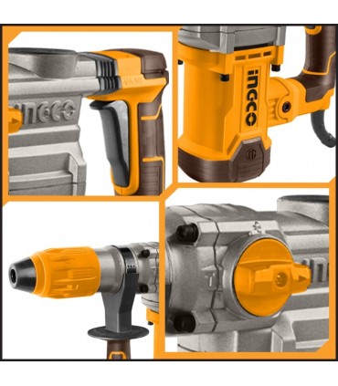 Ingco RH1600388 SDS MAX 40mm 1600W Corded Rotary Hammer
