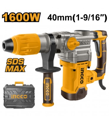 Ingco RH1600388 SDS MAX 40mm 1600W Corded Rotary Hammer
