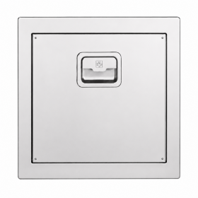 Stainless Steel Grade 304 43cm H x 40cm Rubbish Chute