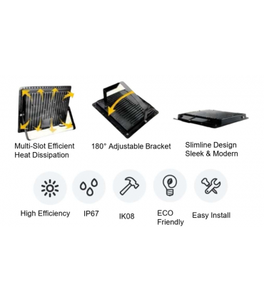 Britz 300W ECO IP67 LED Floodlight