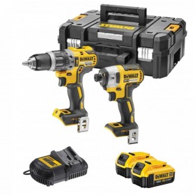 DeWalt DCK266M2T 2x18V Lithium-Ion 4.0Ah Drill Driver + Impact Driver Combo Kit