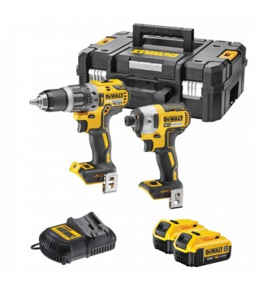 DeWalt DCK266M2T 2x18V Lithium-Ion 4.0Ah Drill Driver + Impact Driver Combo Kit