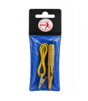 Hunter Car Voltage Test Pen - Brass