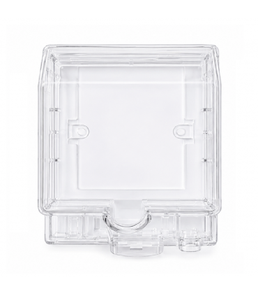 EM WP55-1 IP55 Single Weatherproof Socket Cover - Transparent