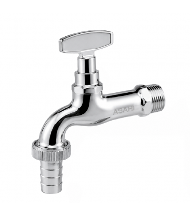 Asahi Garden Tap with Detachable Tap Key & Hose Nozzle