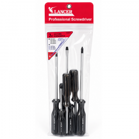 Lancer P03007-1 7-Pieces GO-THRU Screwdriver Set