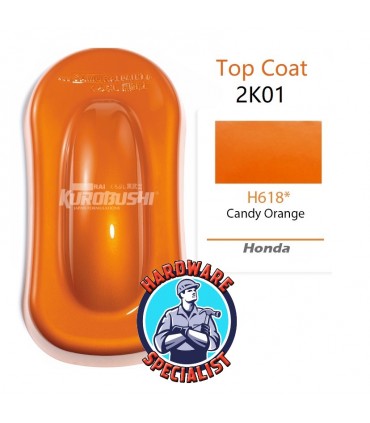 Samurai H618 Candy Orange Glossy Finish High-Temperature Spray Paint - 400mL