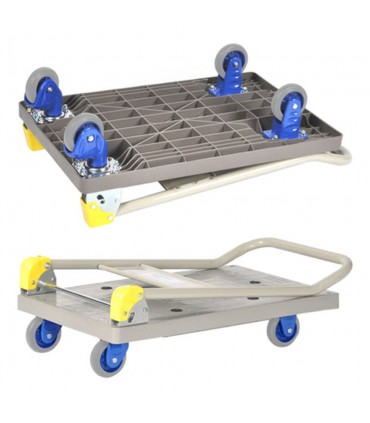 Prestar Foldable Plastic Base Platform Trolley