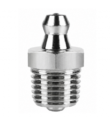 SS304 NPT 1/4 Straight Nipple Grease