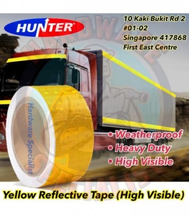 Hunter Highly Visible Safety Reflective Tape (Yellow)