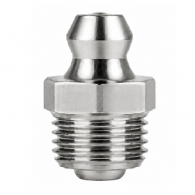 SS304 NTP 1/8 Straight Nipple Grease
