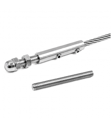 Stainless Steel Wire Rope Cap Nut Joint - 3mm - 6mm
