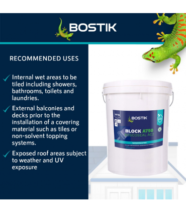 Bostik Block A750 Boscoseal AC High-Performance Tile Adhesive  - 20kg