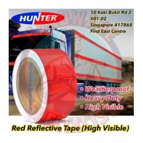 Hunter Highly Visible Safety Reflective Tape (Red)
