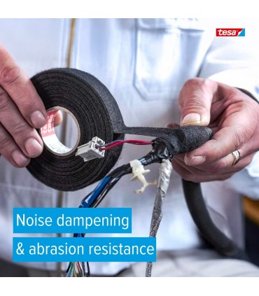 Tesa 51608 Noise Damping 9mmx25m PET Fleece Tape
