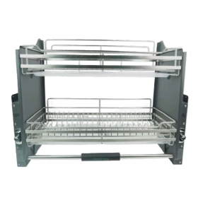 ecoWare QJA Up and Down Storage Kit with Dish Rack Basket (SUS304)