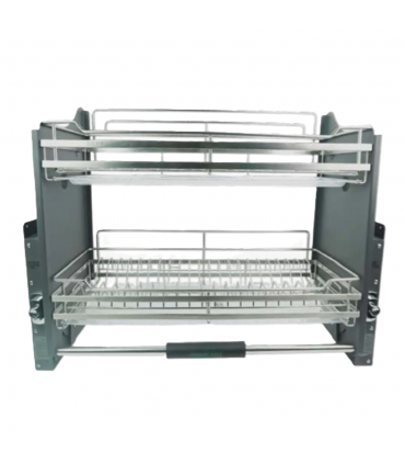 ecoWare QJA Up and Down Storage Kit with Dish Rack Basket (SUS304)