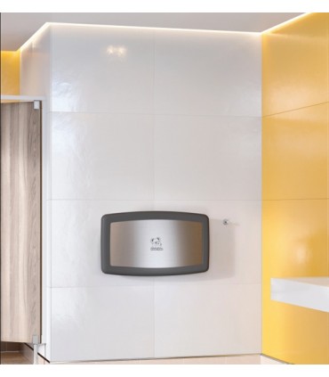 Bobrick KB300-01SS Koala Kare Surface-Mounted Horizontal Baby Changing Station with Stainless Steel Veneer