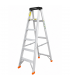 LadderMenn Super Extra Heavy Duty Anti-slip 2-24 Steps Aluminium Ladder - 150kg