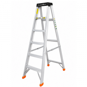 LadderMenn Super Extra Heavy Duty Anti-slip 2-24 Steps Aluminium Ladder - 150kg