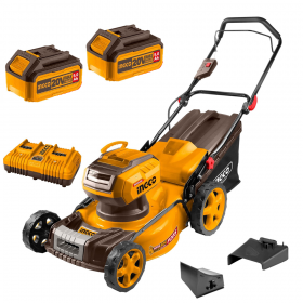 Ingco LMLI20186 2x20V(40V) Lithium-Ion 460mm Brushless Cordless Lawn Mower Kit