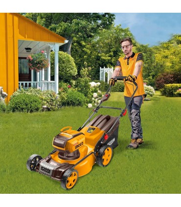 Ingco LMLI20186 2x20V(40V) Lithium-Ion 460mm Brushless Cordless Lawn Mower Kit