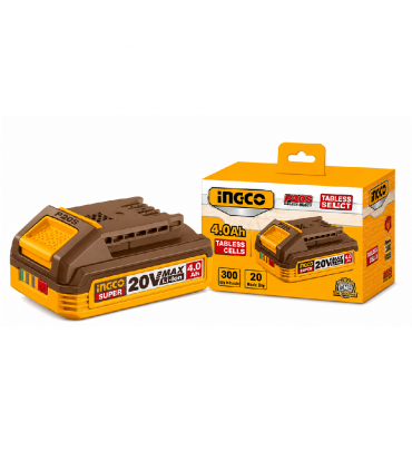 Ingco FBLI2123 20V MAX Lithium-Ion 4.0Ah Battery Pack