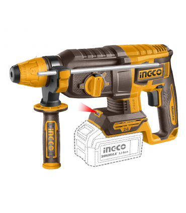 Ingco CRHLI20248 20V Brushless 4-Mode 24mm Rotary Hammer Drill  - Bare Unit