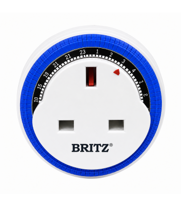 Britz BR-TM-01 24 Hour Plug-In Mechanical Timer